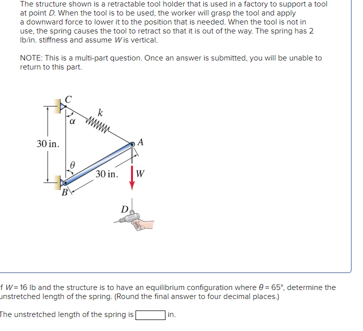 The structure shown is a retractable tool holder