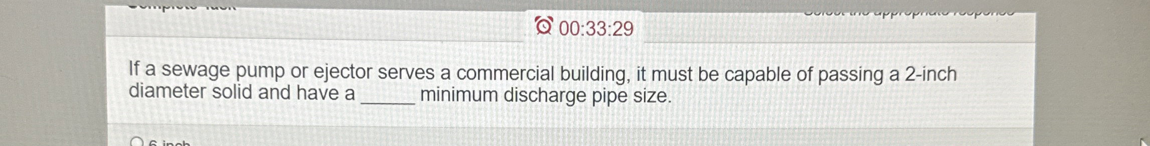 If a sewage pump or ejector serves a commercial
