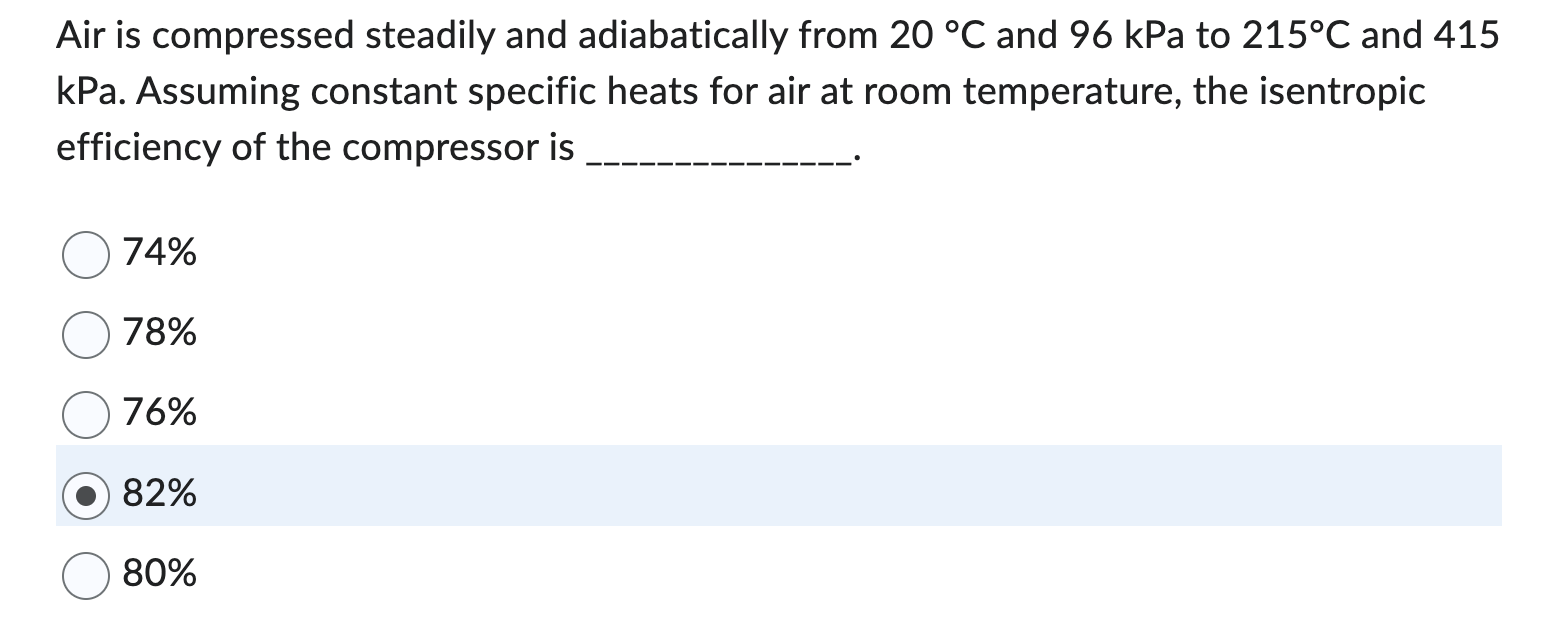 Please show work to find correct answer! Air is
