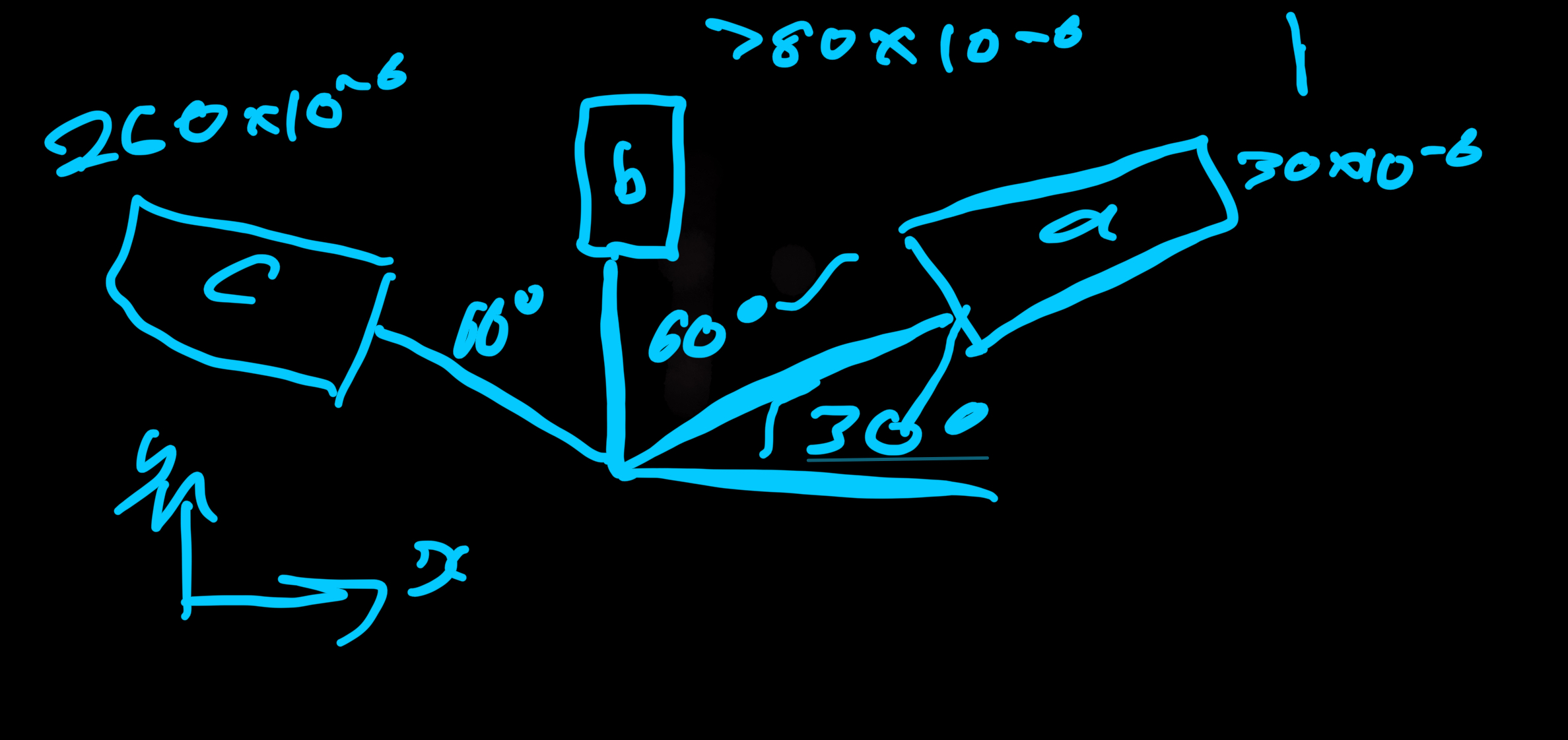 A 6 0 " or delta strain gauge rosette is mounted