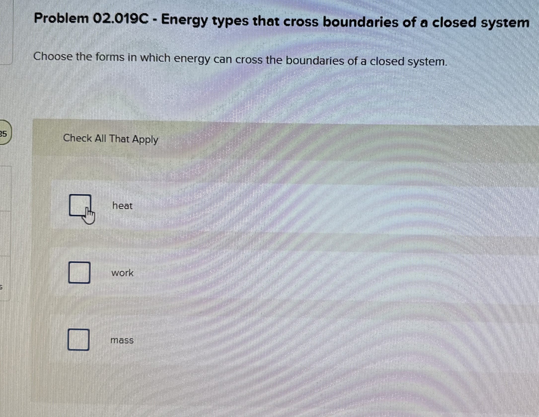 Problem 0 2 . 0 1 9 C - Energy types that cross