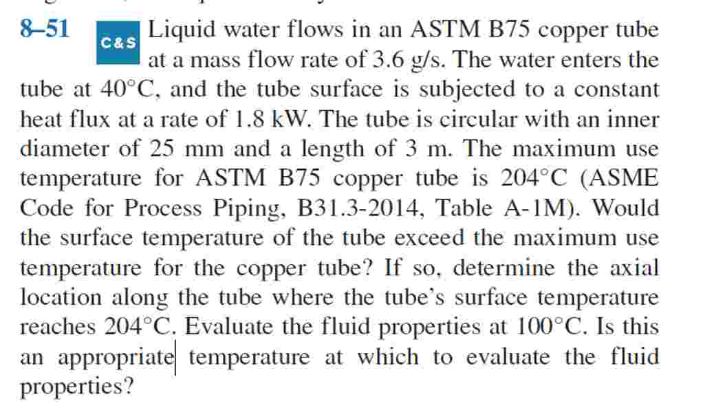 8 - 5 1 c \ &s Liquid water flows in an ASTM B 7