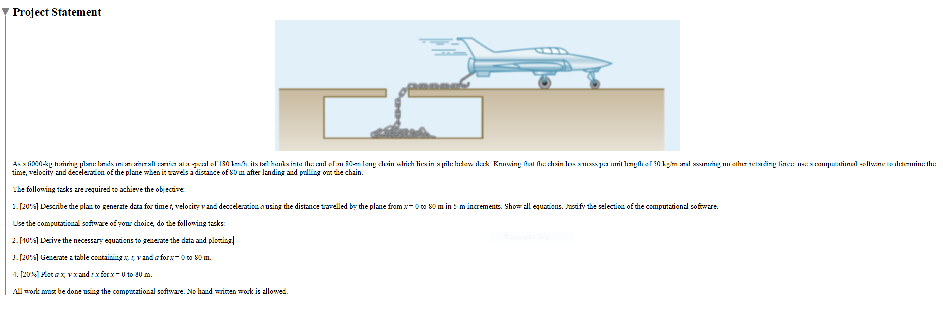 As a 6 0 0 0 - kg training plane lands on an