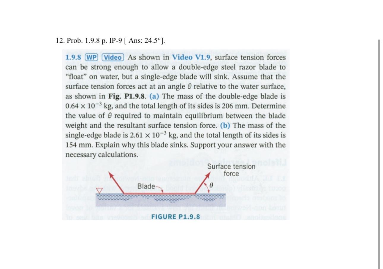 Prob. 1 . 9 . 8 p . IP - 9 [ Ans: [ : 2 4 . 5 } .