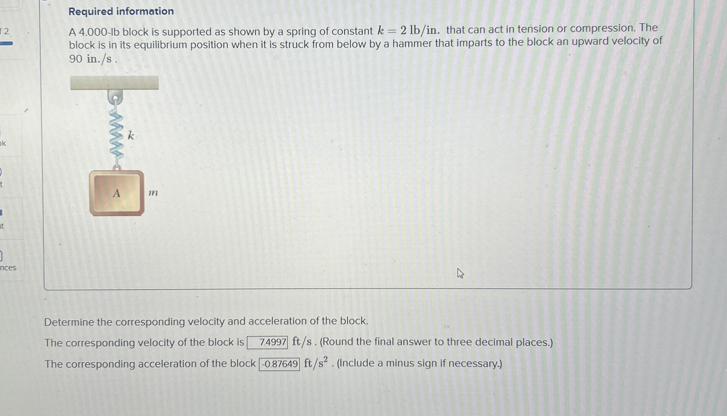 Required information A 4 . 0 0 0 - lb block is