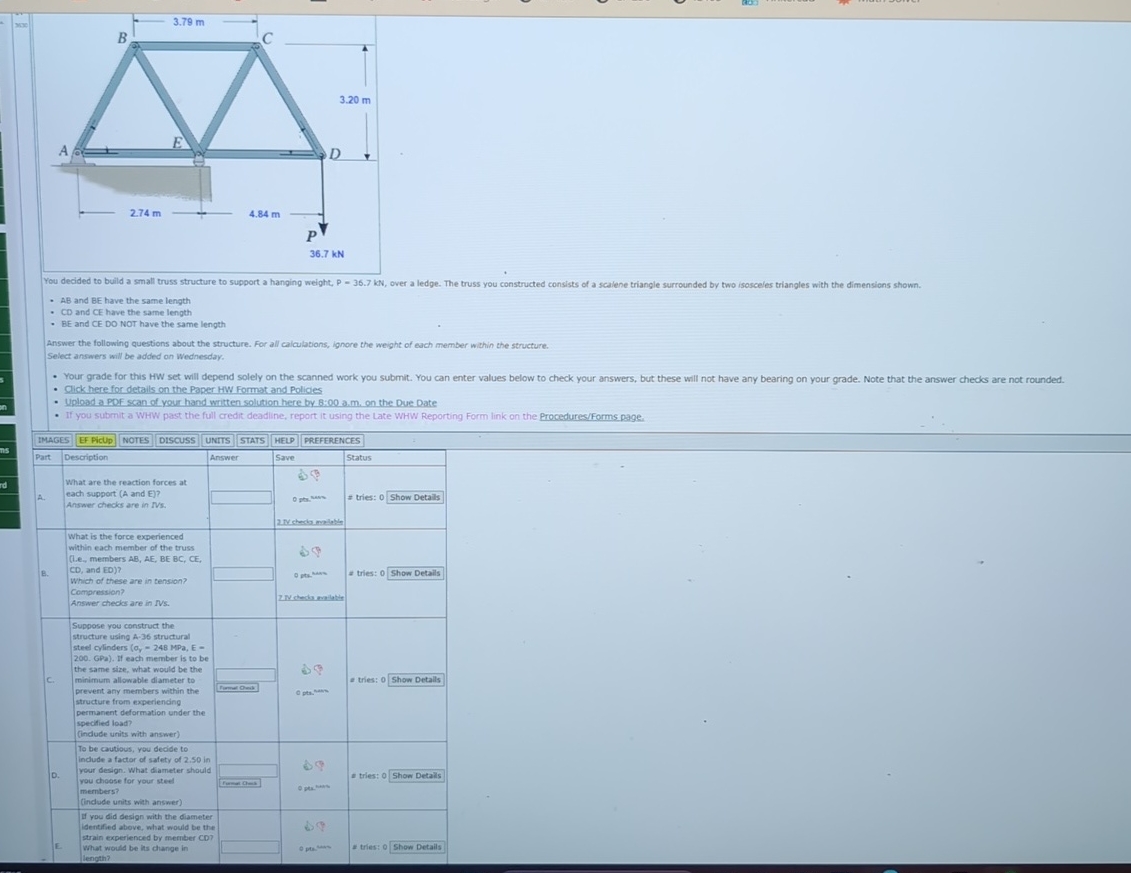 A B and B E have the same length CD and CE have