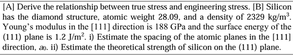 Silicon has the diamond structure, atomic weight