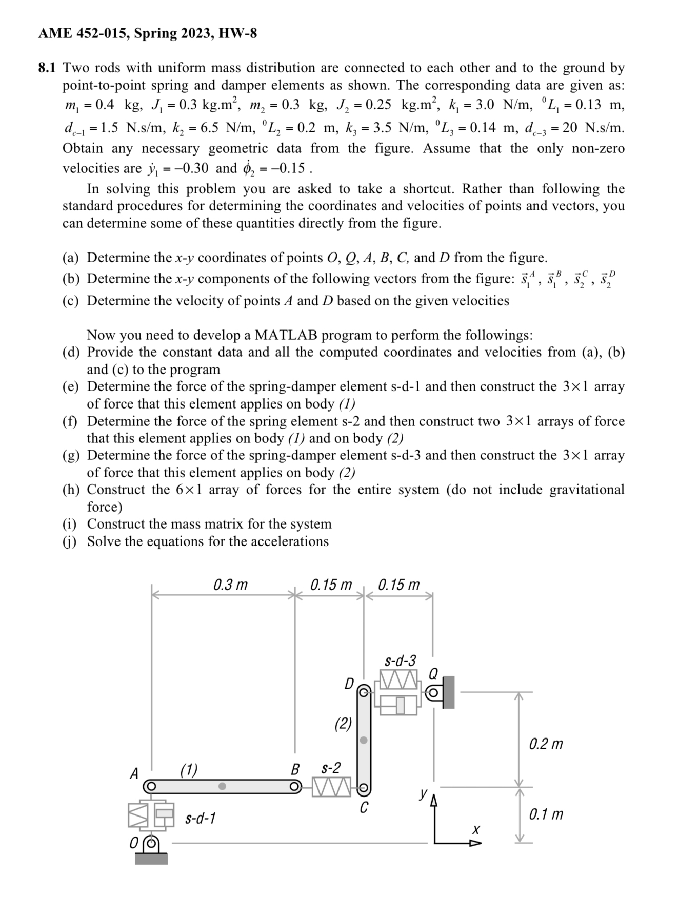 Consider the production model x = C x + d for an