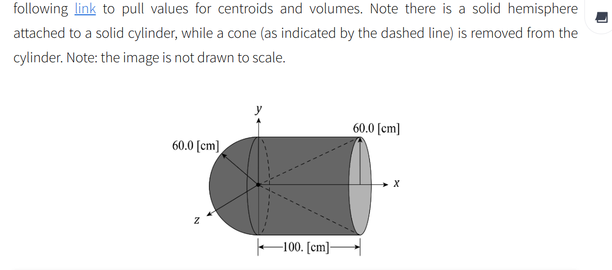 What is the x - location of the centroid of the