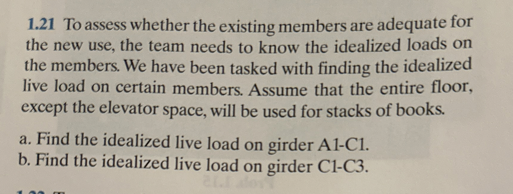 1 . 2 1 To assess whether the existing members