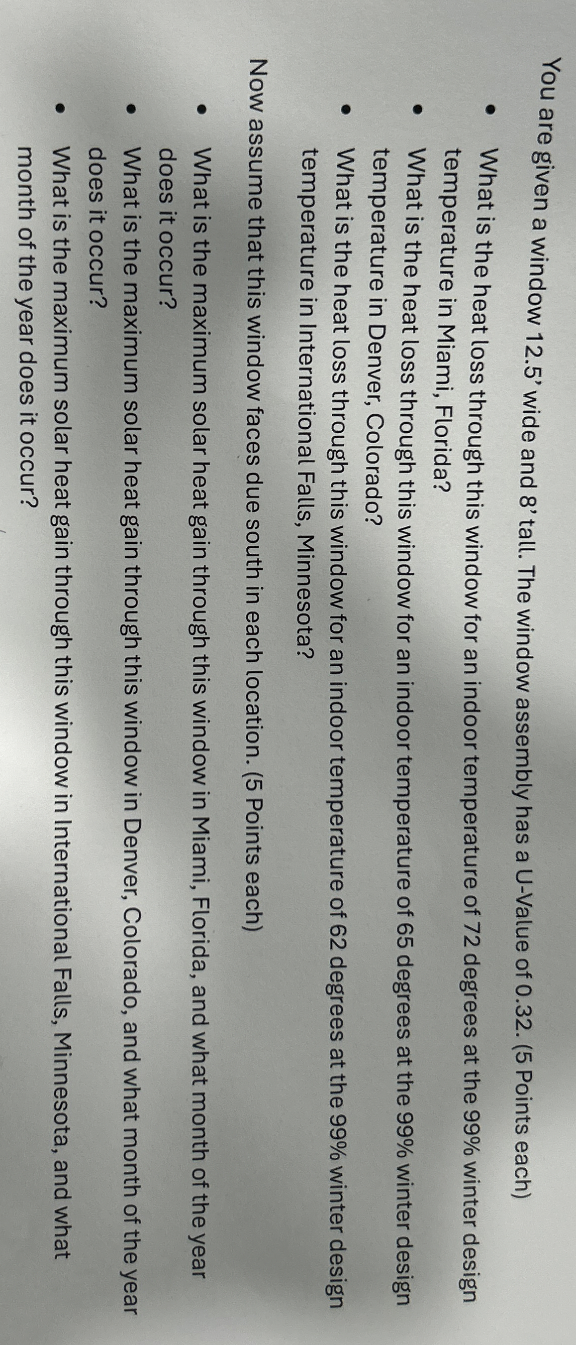 You are given a window 1 2 . 5 ' wide and 8 '