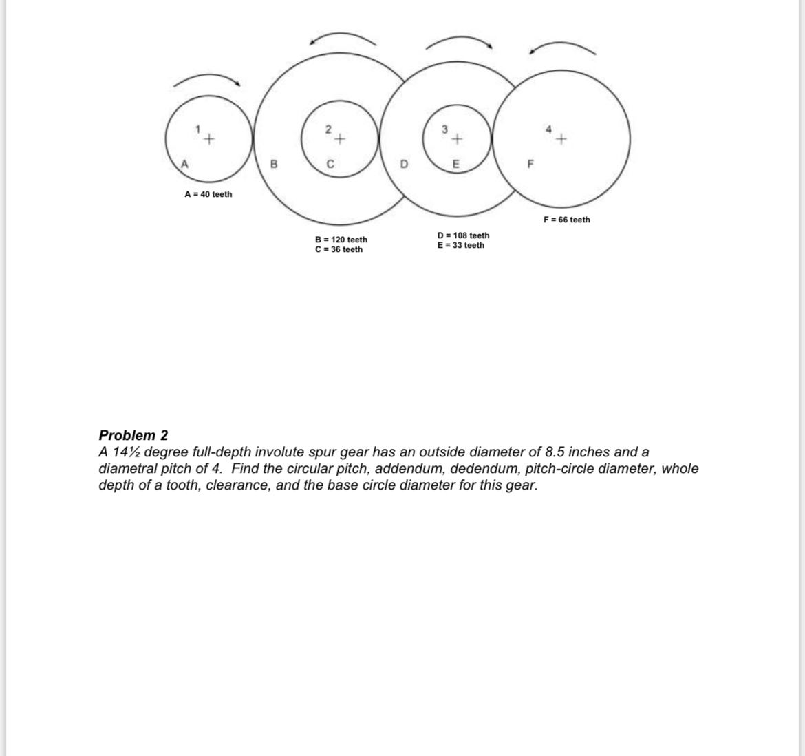Problem 2 A 1 4 1 / 2 degree full - depth