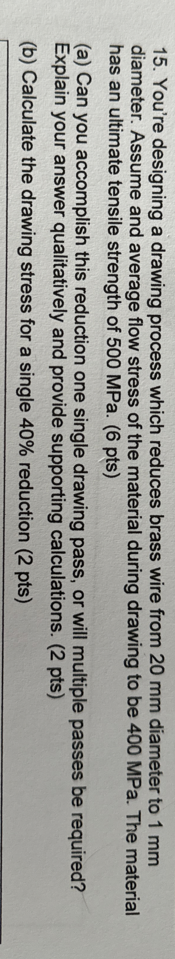 You're designing a drawing process which reduces