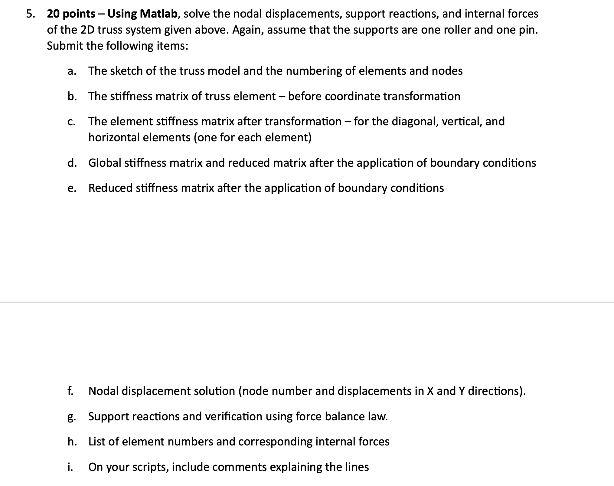 2 0 points - Using Matlab, solve the nodal