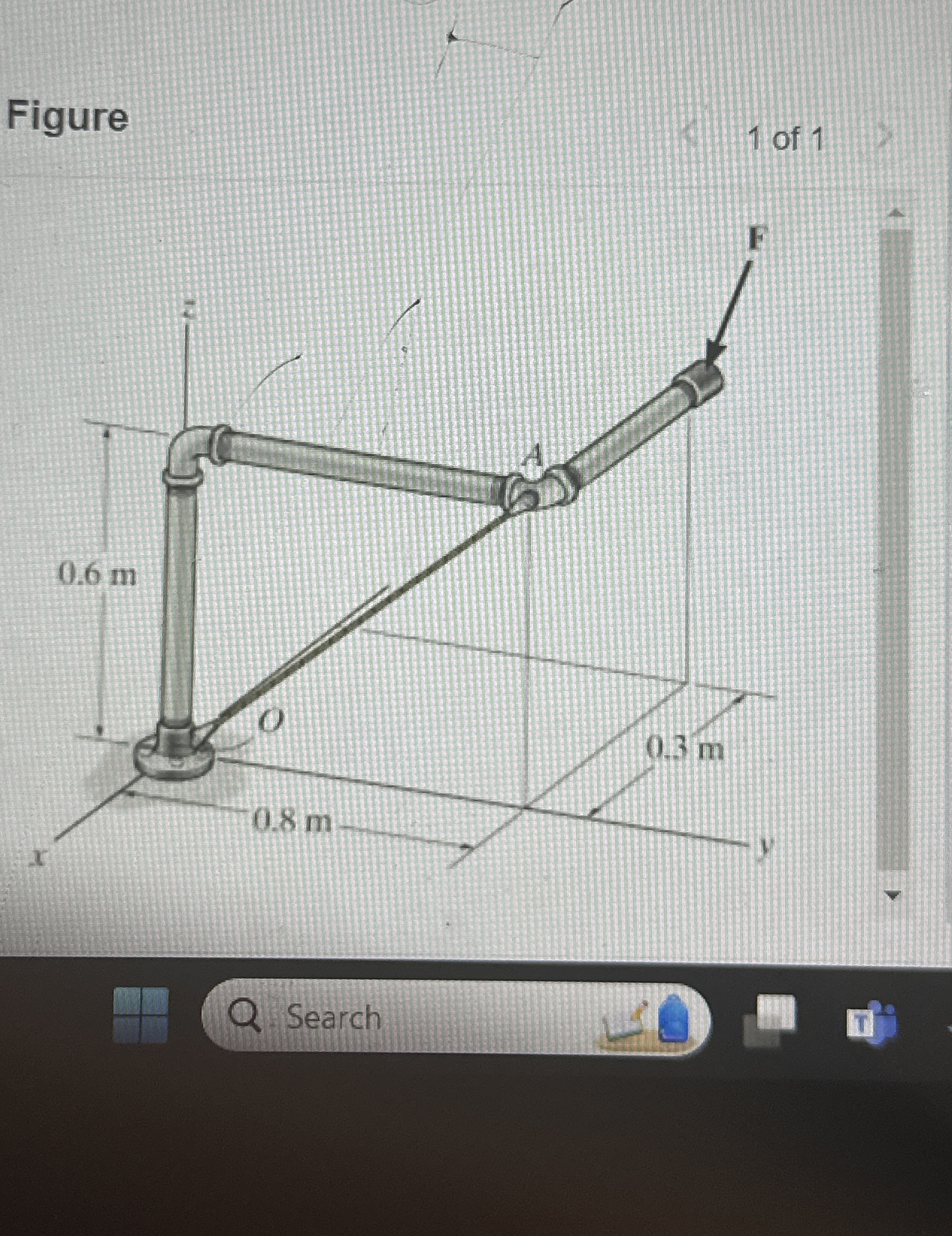 F = ( 8 0 i - 6 0 j - 1 8 0 k ) N Determine the