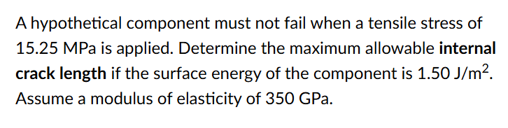 A hypothetical component must not fail when a