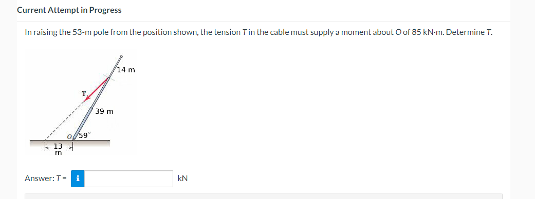 Current Attempt in Progress In raising the 5 3 -