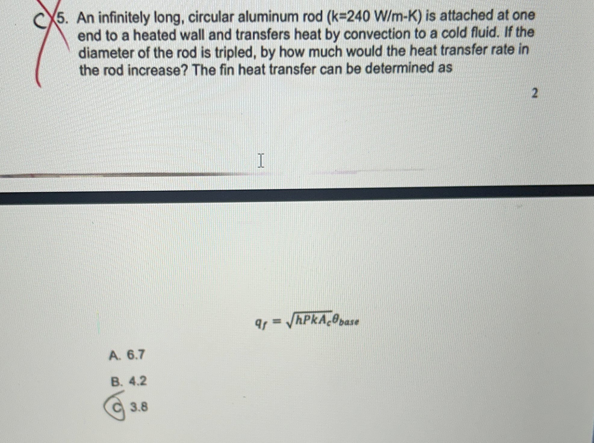 q f = h P k A c 2 b a s e A . 6 . 7 B . 4 . 2 ( c