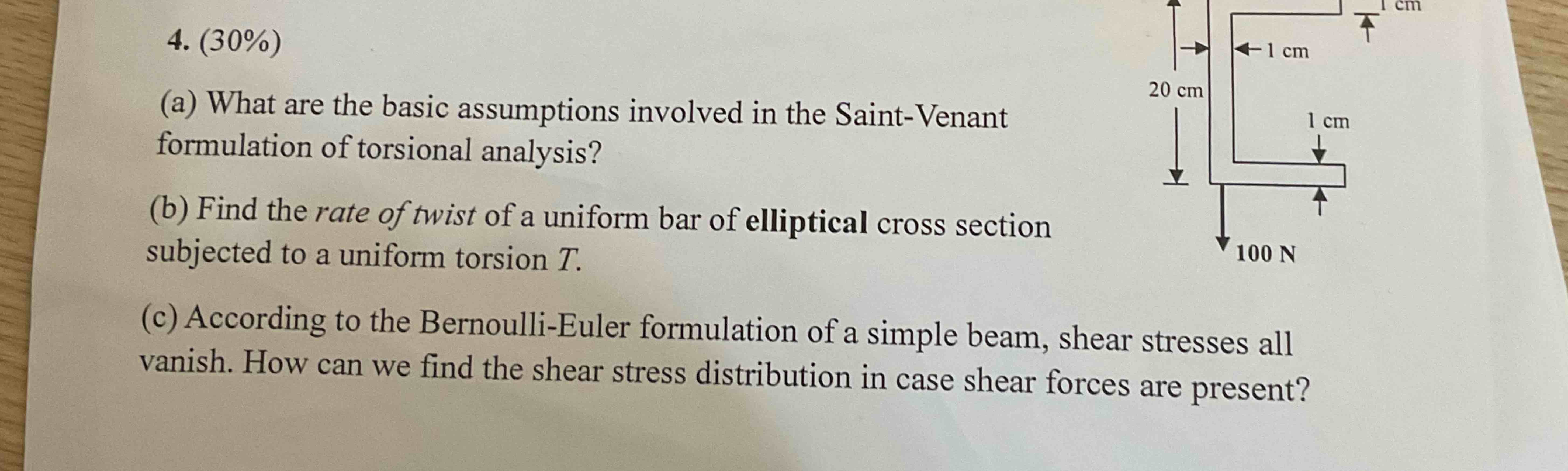 4 . ( 3 0 \ % ) ( a ) What are the basic