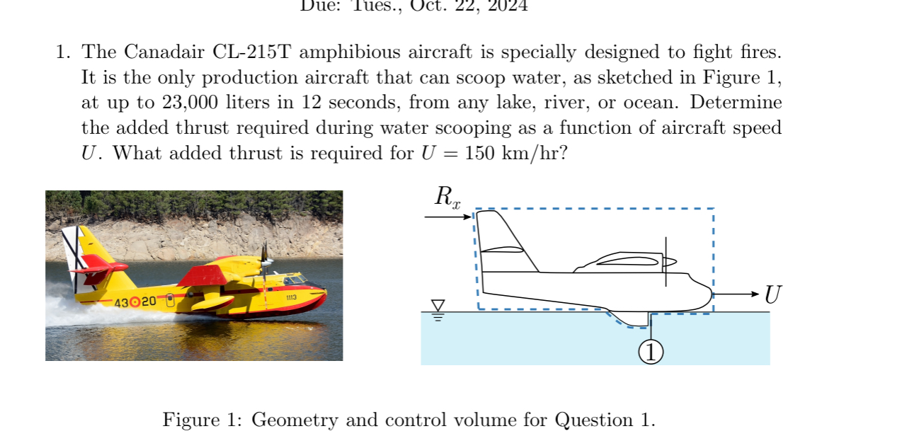 Due: 1 ues., Oct. 2 2 , 2 0 2 4 1 . The Canadair