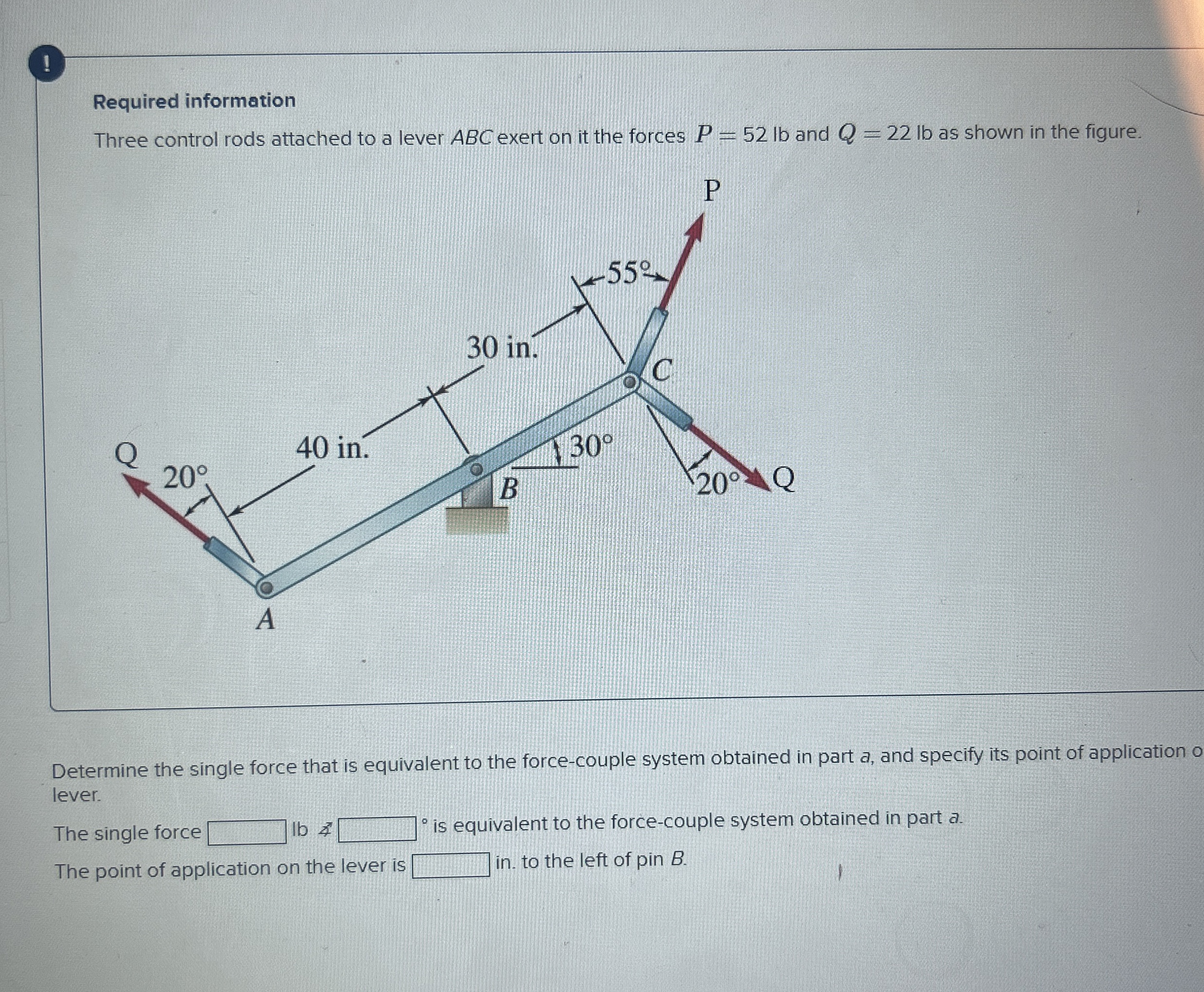 ! Required information Three control rods