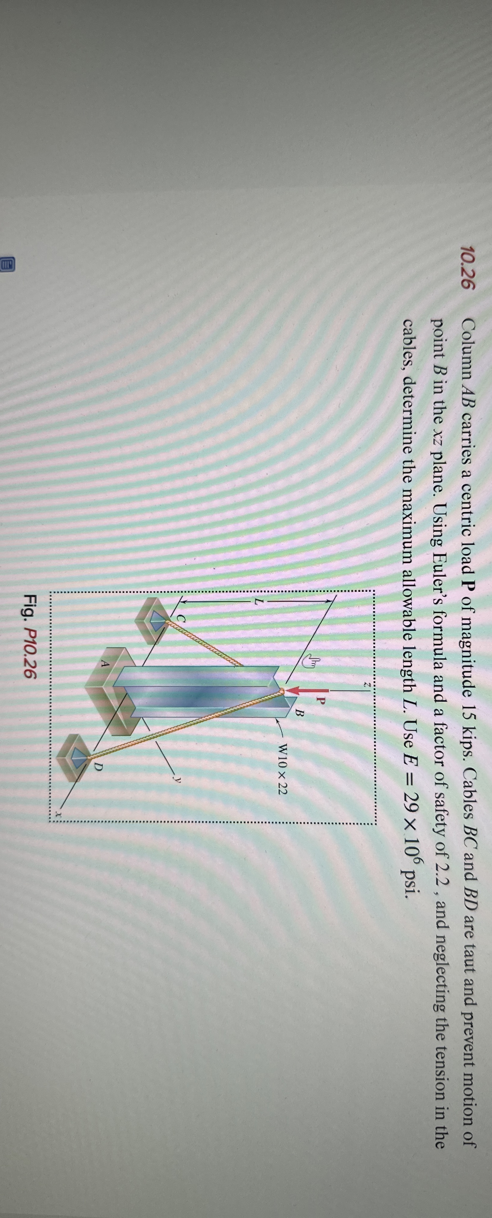 1 0 . 2 0 Members A B and C D are 3 0 - mm -