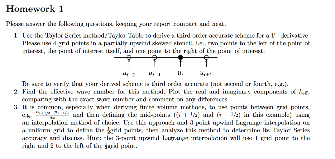 1 . Use the Taylor Series method / Taylor Table