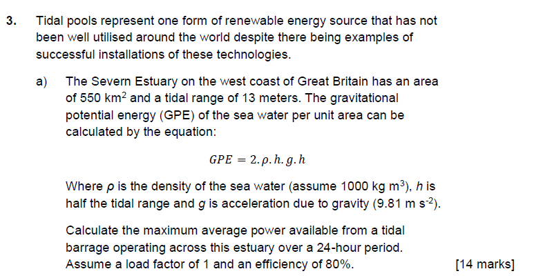Tidal pools represent one form of renewable
