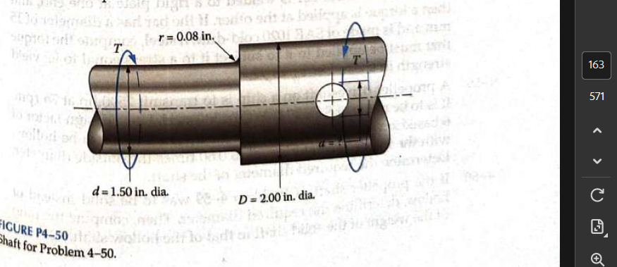 Figure P 4 - 5 0 shows an AISI 4 1 4 0 OQT 9 0 0