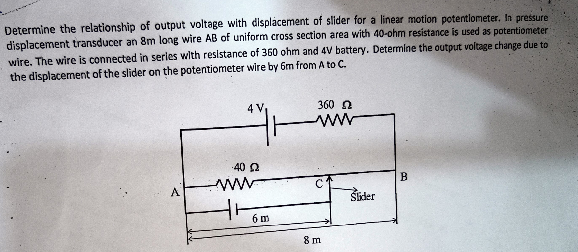 Determine the relationship of output voltage with