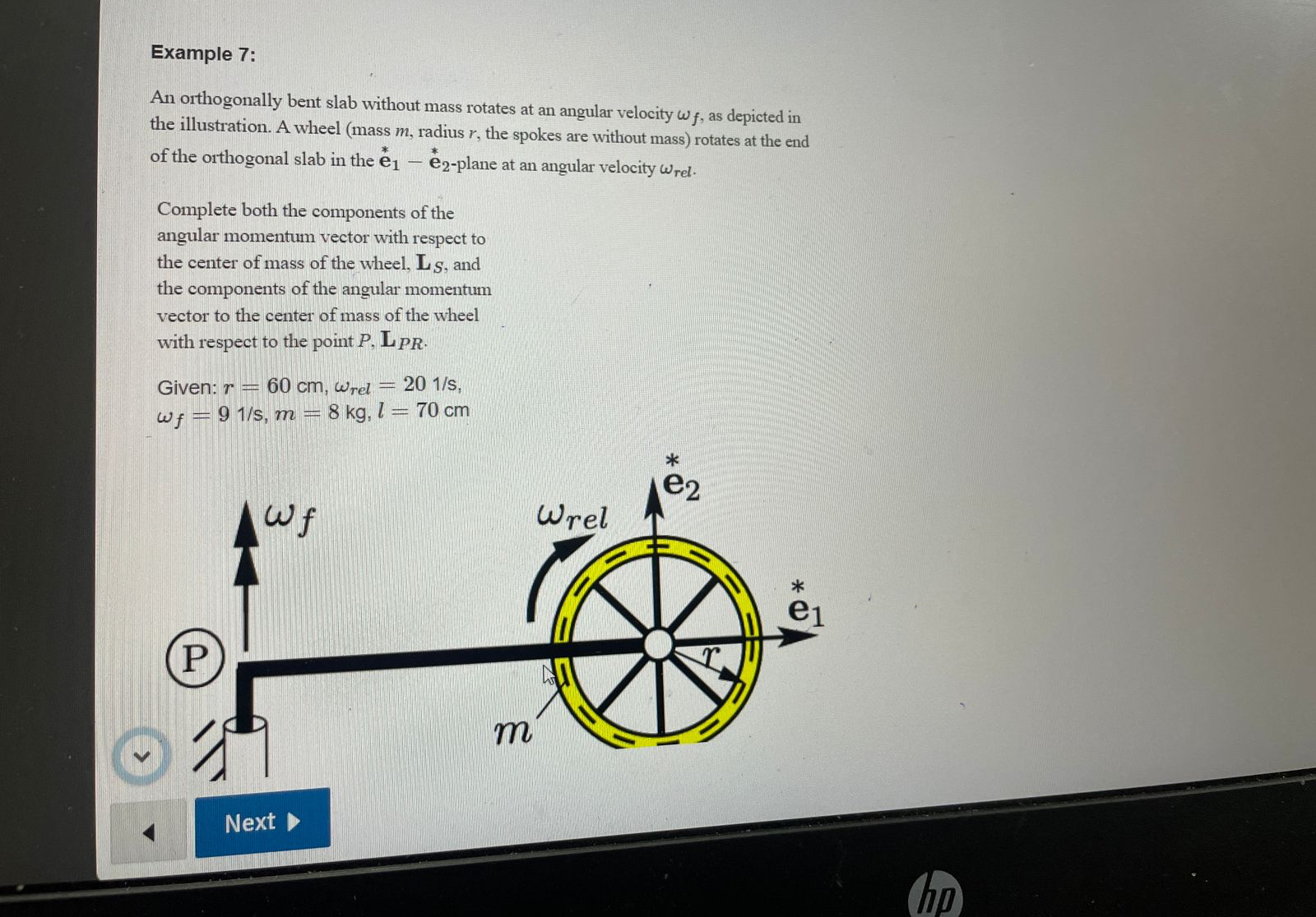Example 7 : An orthogonally bent slab without
