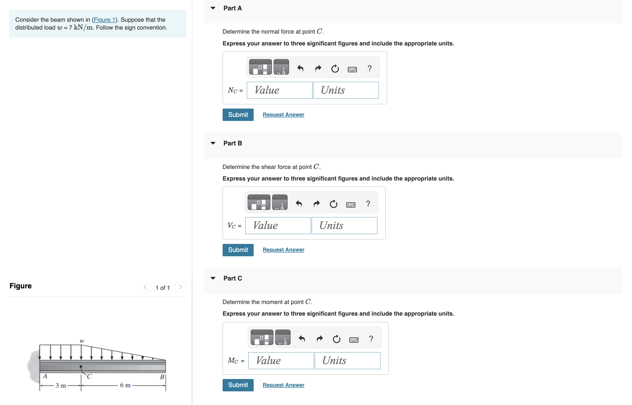 Consider the beam shown in ( Figure 1 ) . Suppose