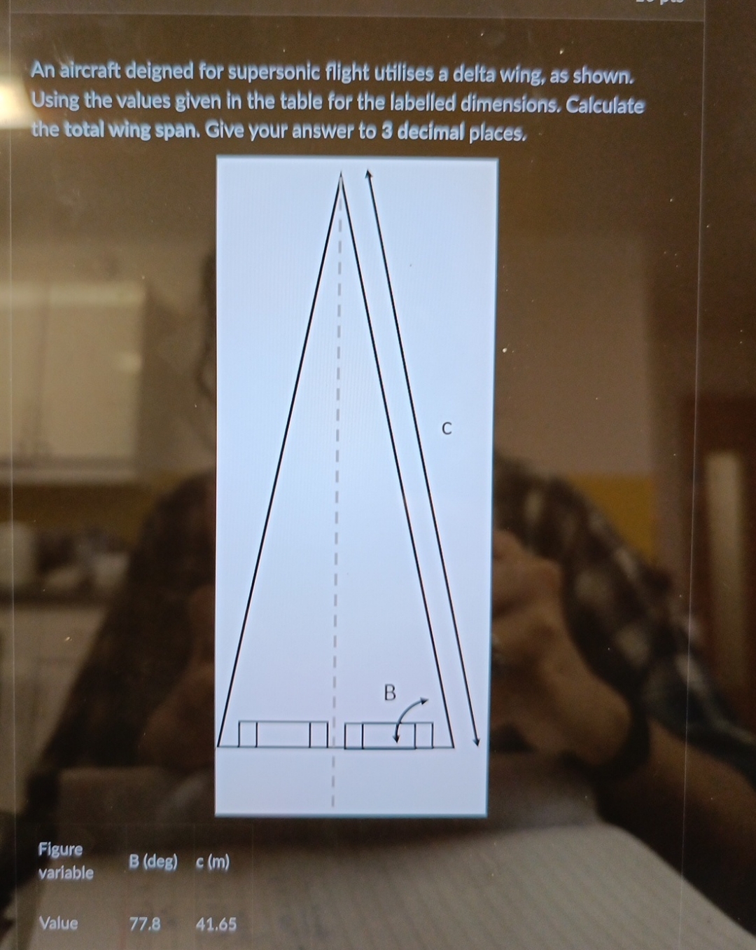 An aircraft deigned for supersonic flight
