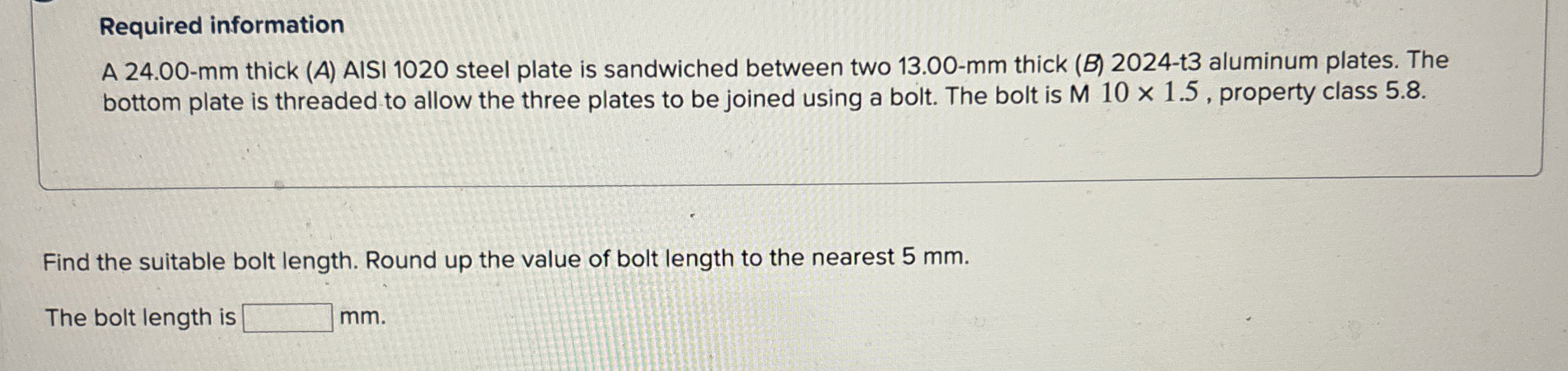 Required information A 2 4 . 0 0 - m m thick ( A