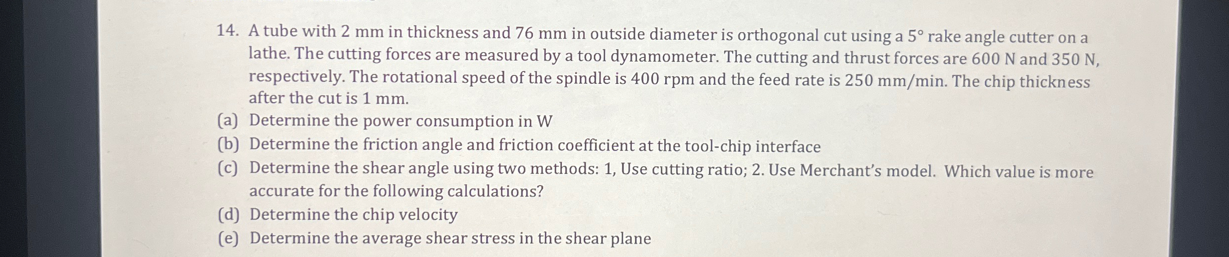 A tube with 2 mm in thickness and 7 6 mm in