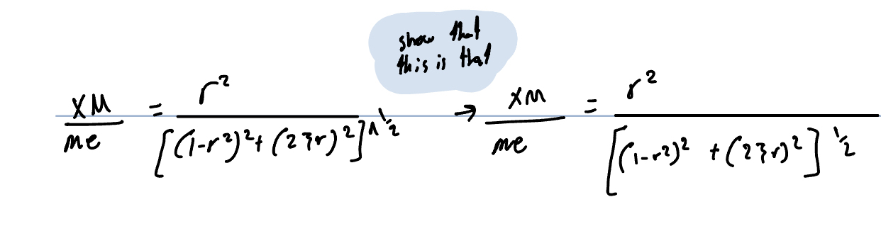 Show that this is thatLinear vibration