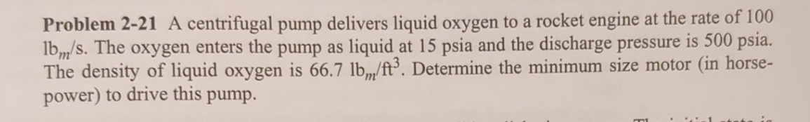 Problem 2 - 2 1 A centrifugal pump delivers