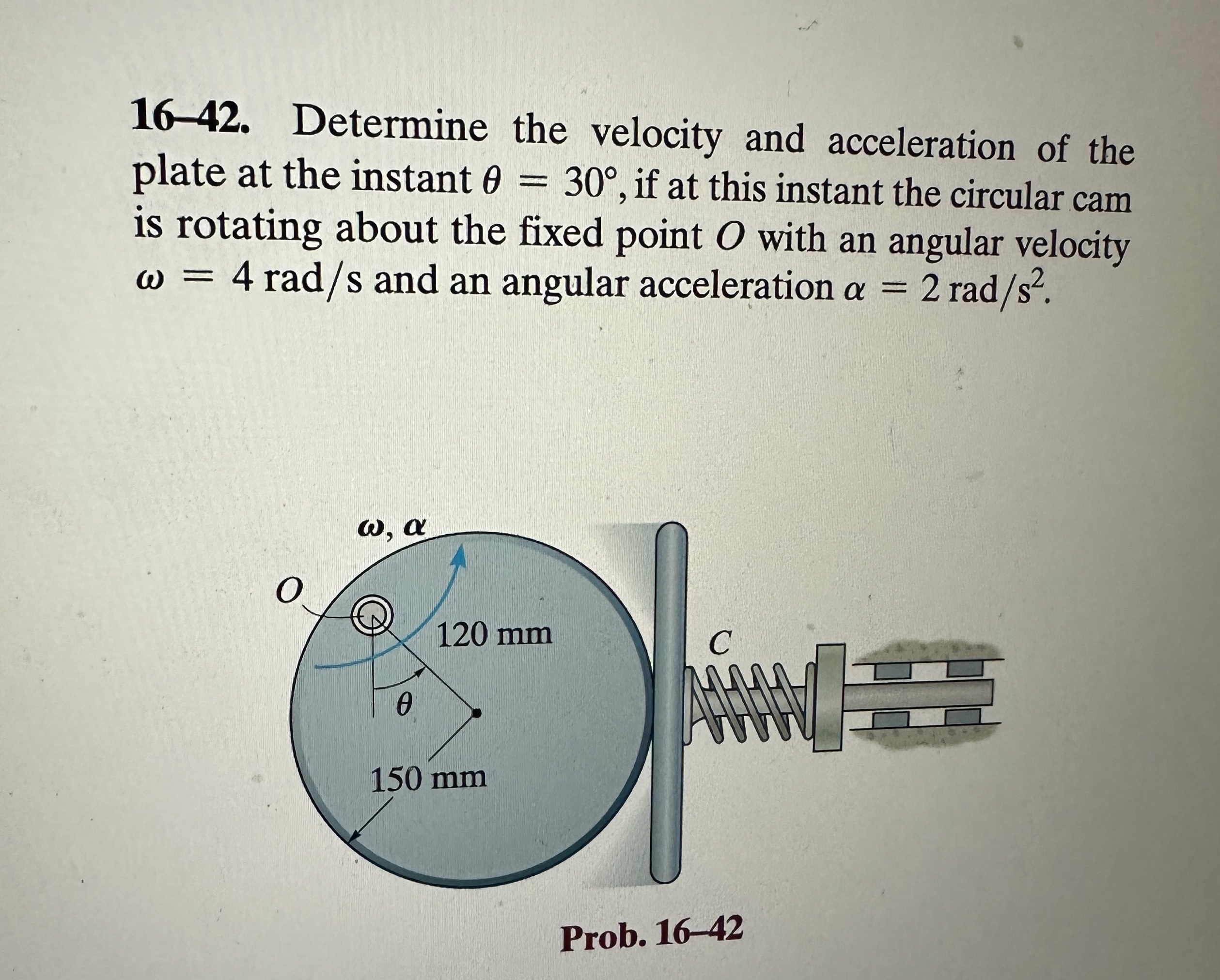 1 6 - 4 2 . Determine the velocity and