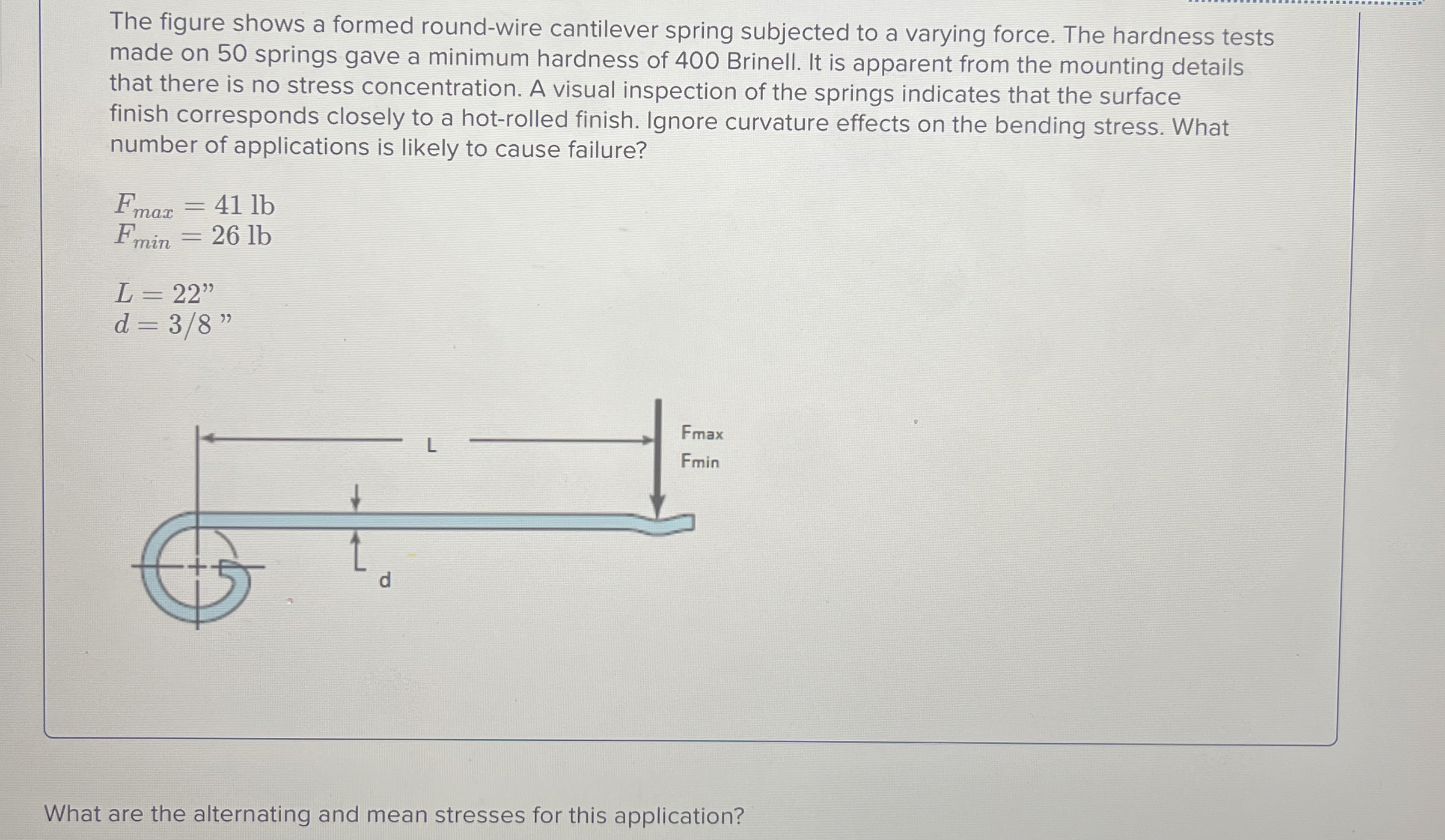 The figure shows a formed round - wire cantilever