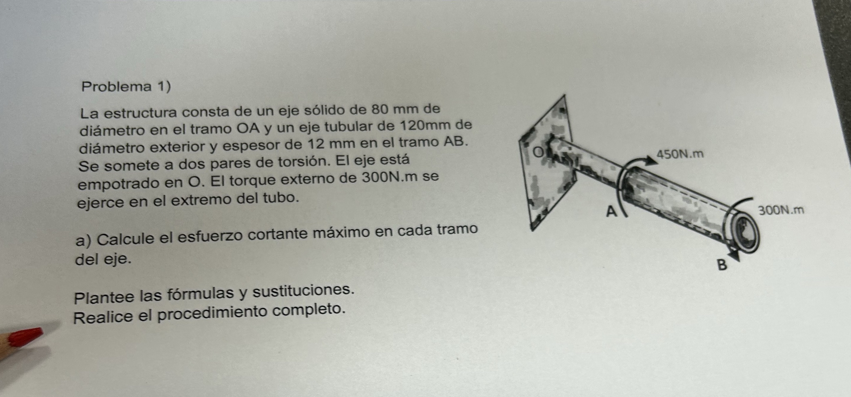 The structure consists of a solid shaft with an 8