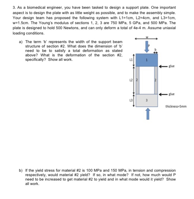 Answer: b = 2 . 2 mm , 2 = 1 . 7 8 E - 4 , and P
