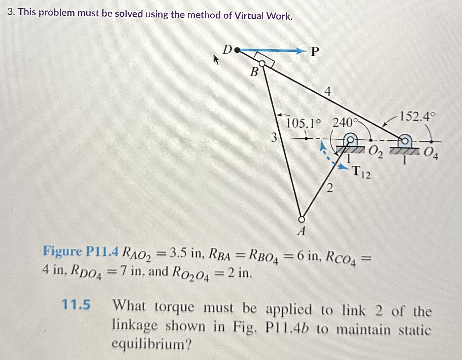 This problem must be solved using the method of