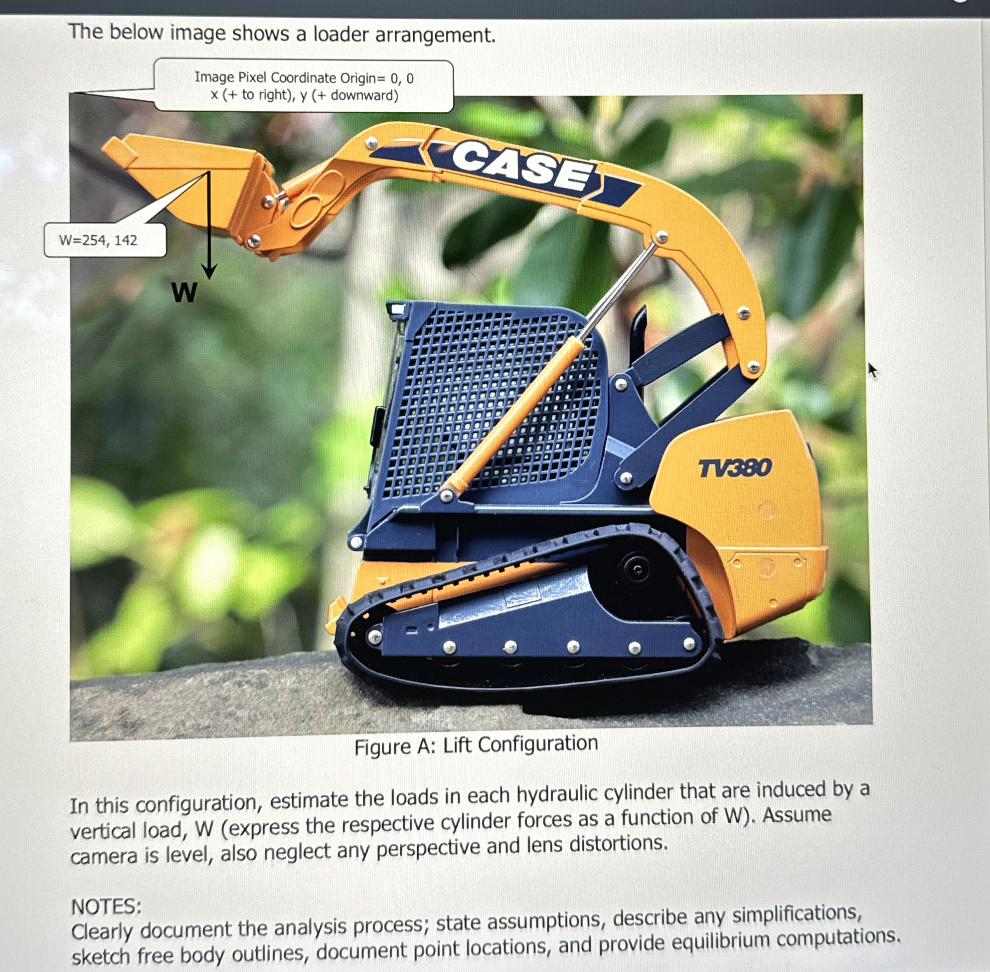 The below image shows a loader arrangement. In