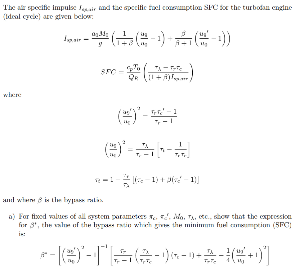 The air specific impulse I s p , a i r and the