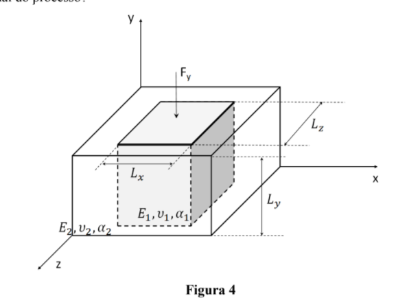A piece of material of dimensions Lx = 1 0 0 mm ,