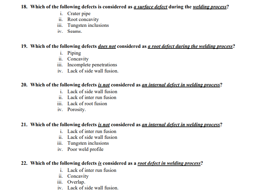 Which of the following defects is considered as a
