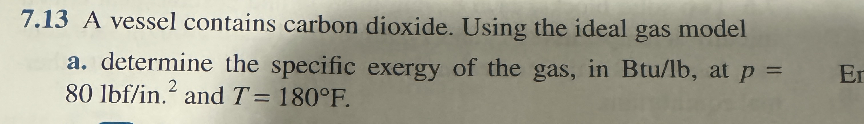 7 . 1 3 A vessel contains carbon dioxide. Using
