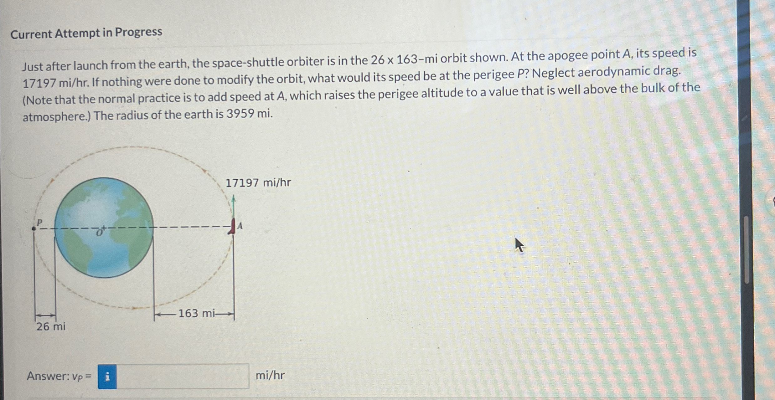 Current Attempt in Progress Just after launch
