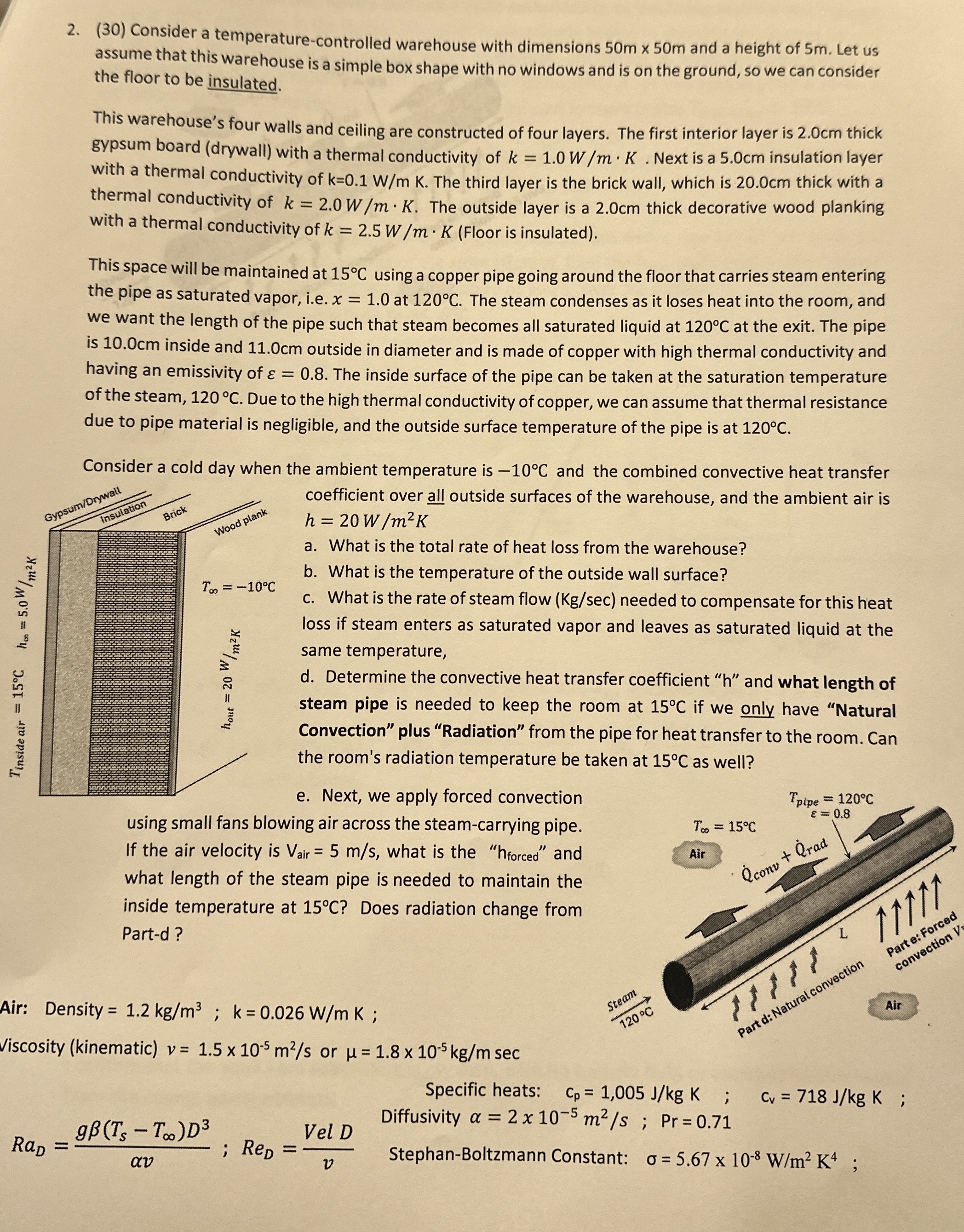( 3 0 ) Consider a temperature - controlled
