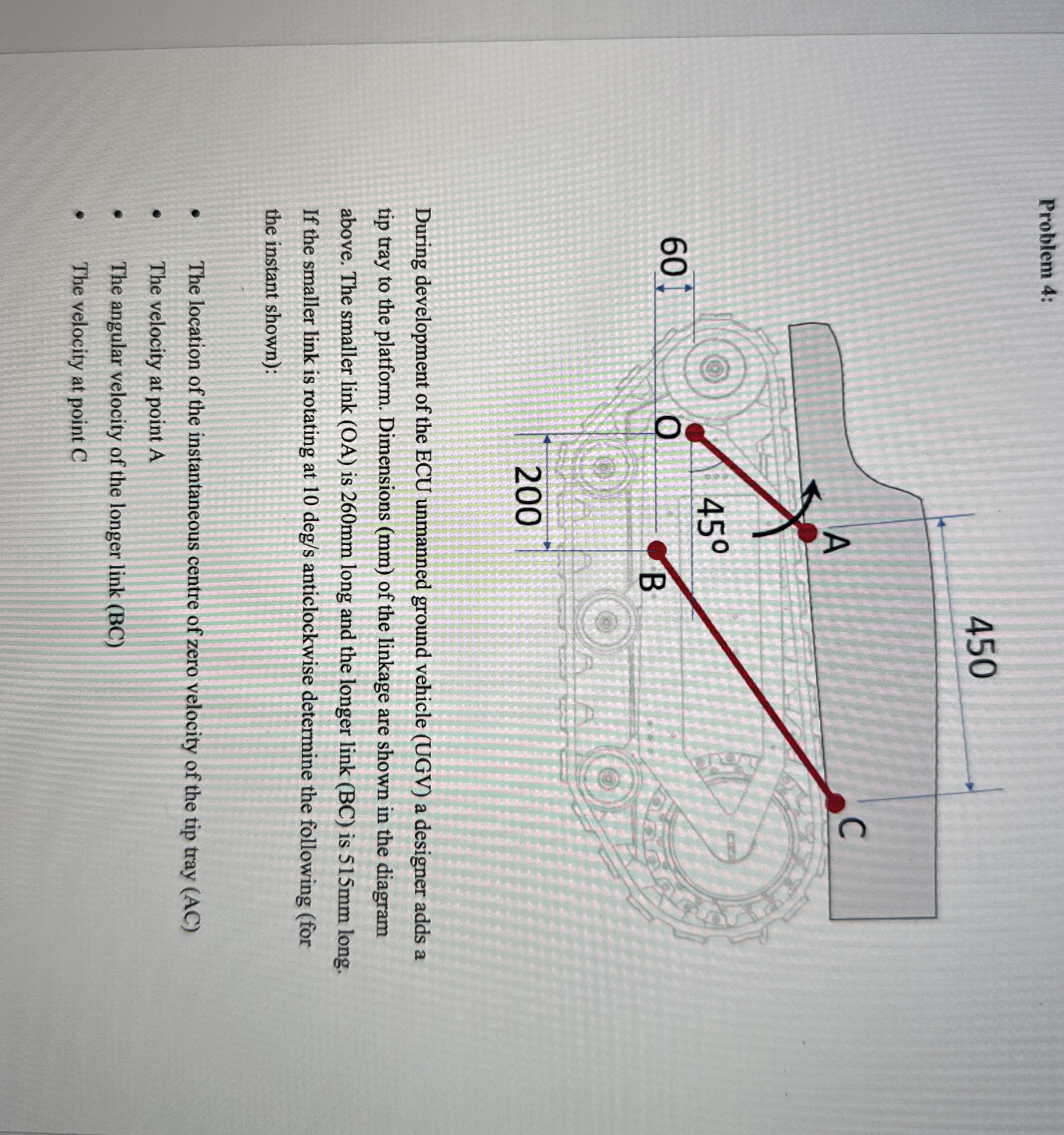 Problem 4 : During development of the ECU